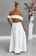 Flourenne Carmen Top in Ivory
