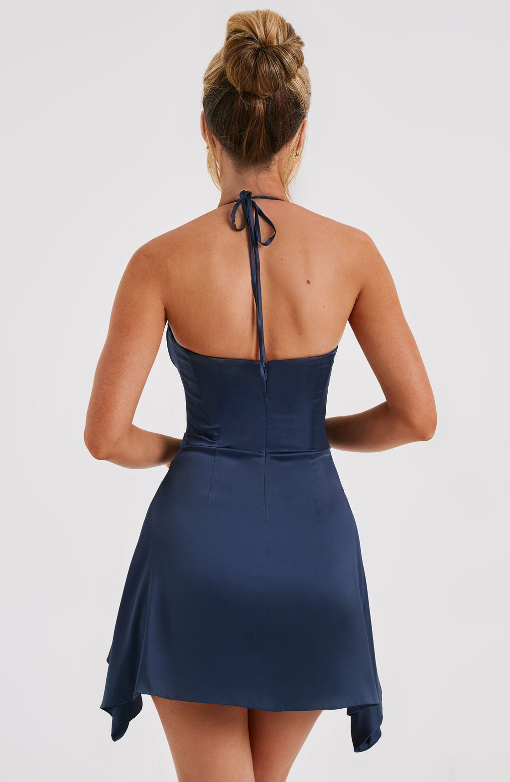 Flourenne Cartessa Mini Dress in Navy