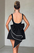 Flourenne Carys Mini Dress in Black