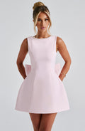 Flourenne Carys Mini Dress in Blush