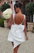 Flourenne Carys Mini Dress in Ivory