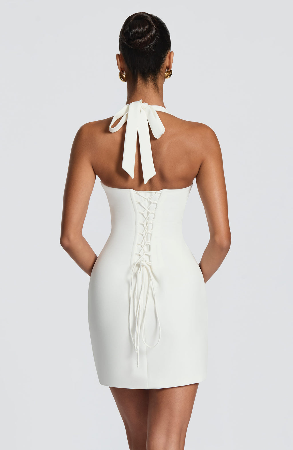 Flourenne Cassara Mini Dress in Ivory