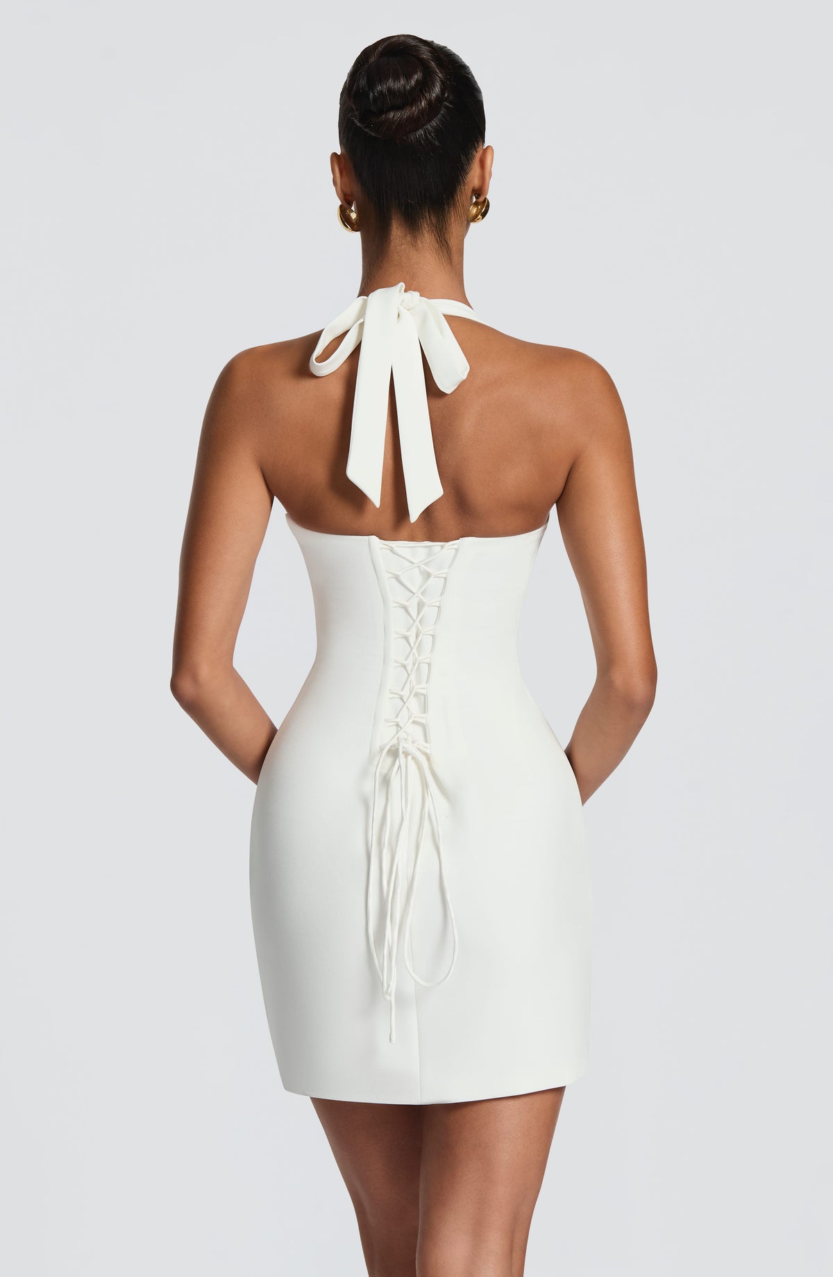 Flourenne Cassara Mini Dress in Ivory