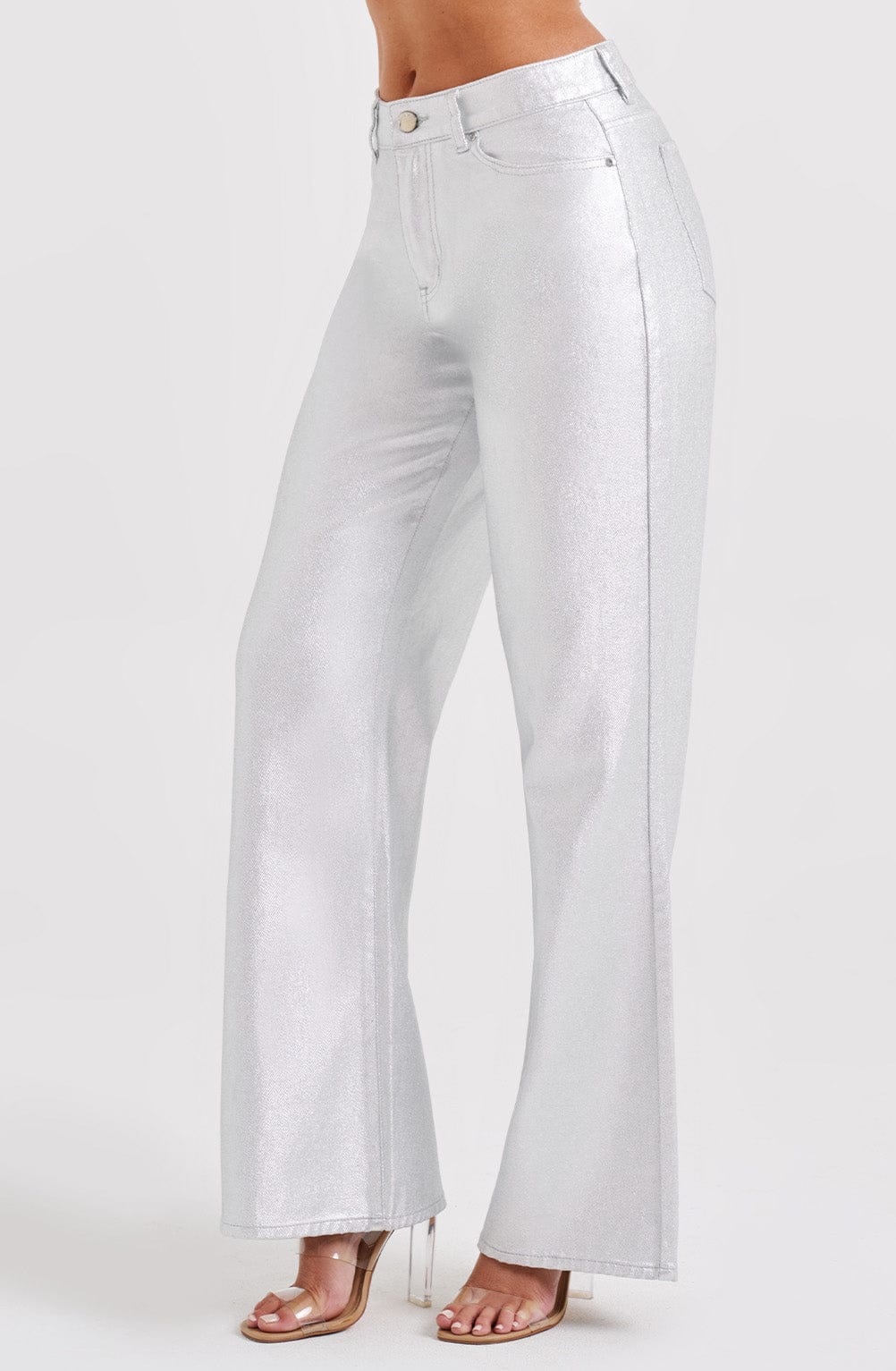 Flourenne Cassidine Pants in Silver