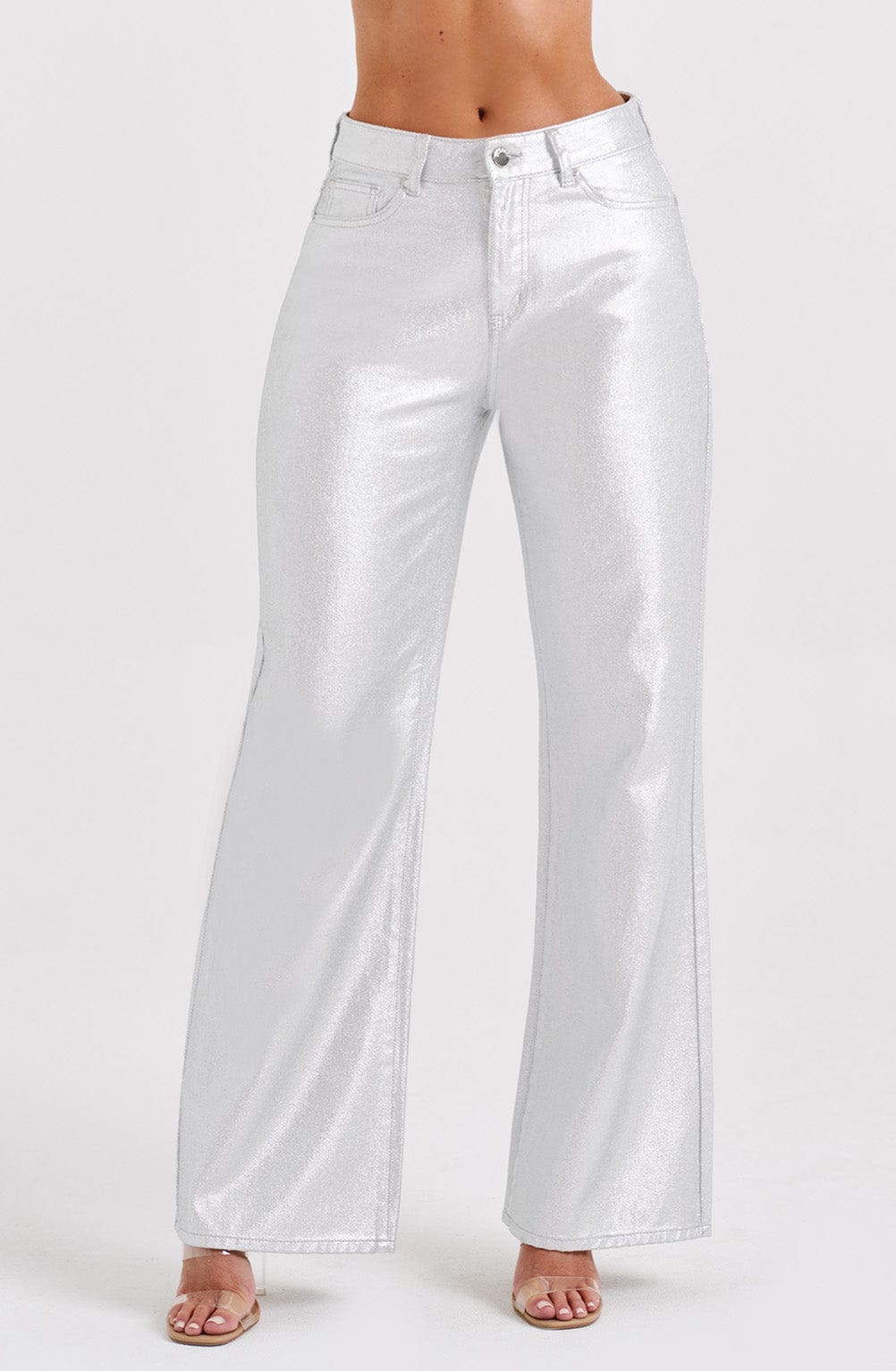 Flourenne Cassidine Pants in Silver