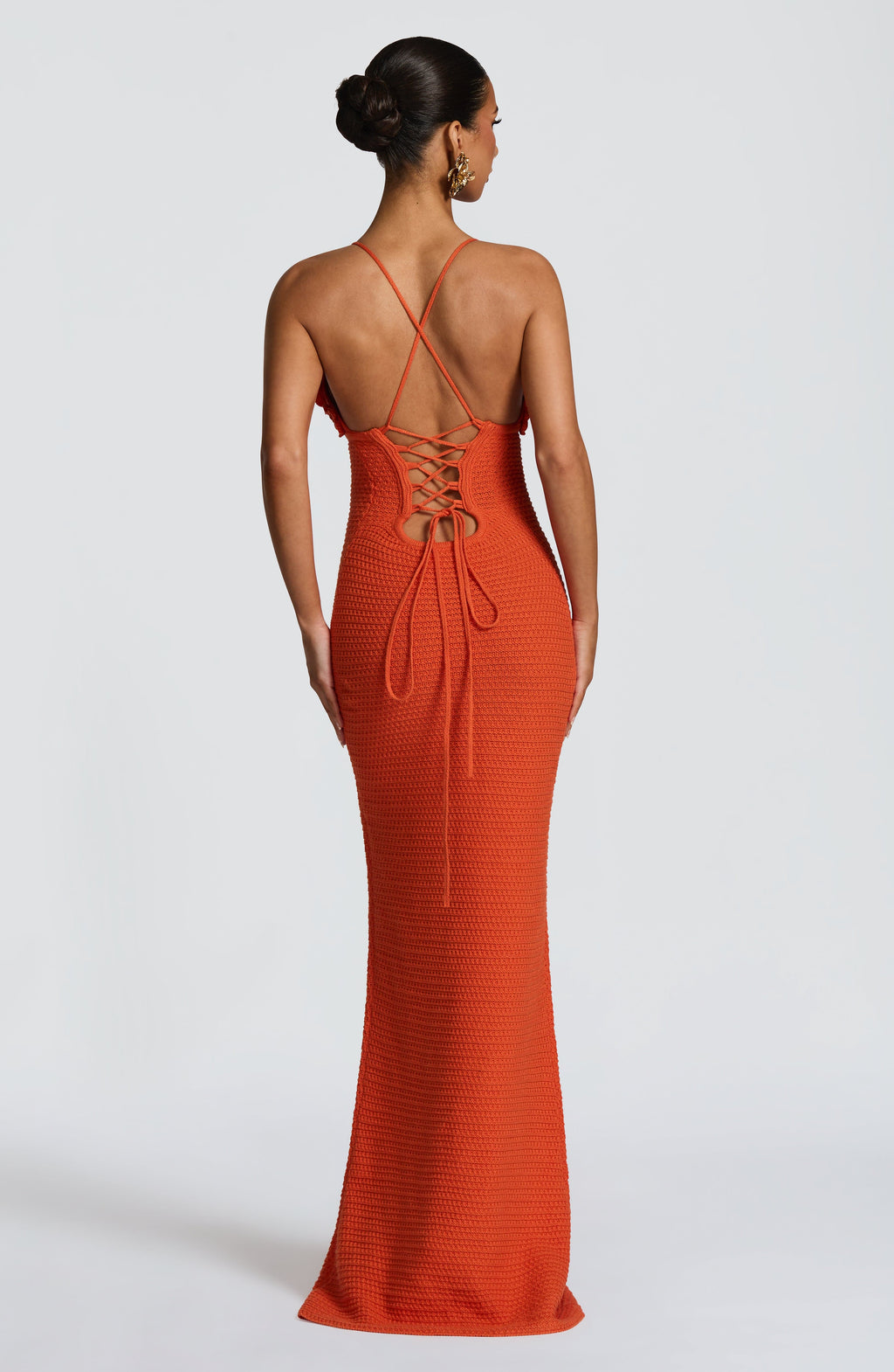 Flourenne Celanya Maxi Dress in Orange