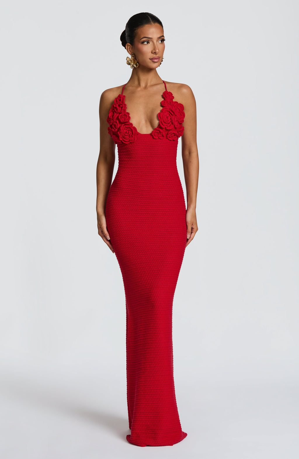 Flourenne Celanya Maxi Dress in Red