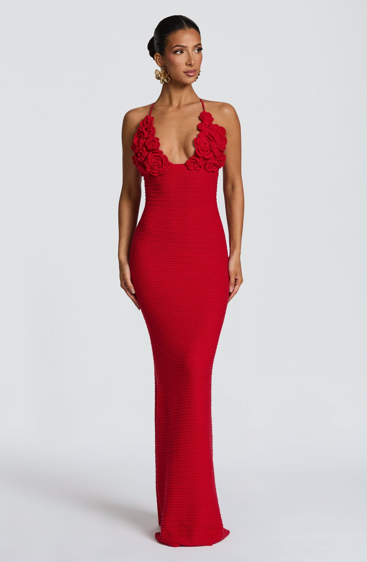 Flourenne Celanya Maxi Dress in Red