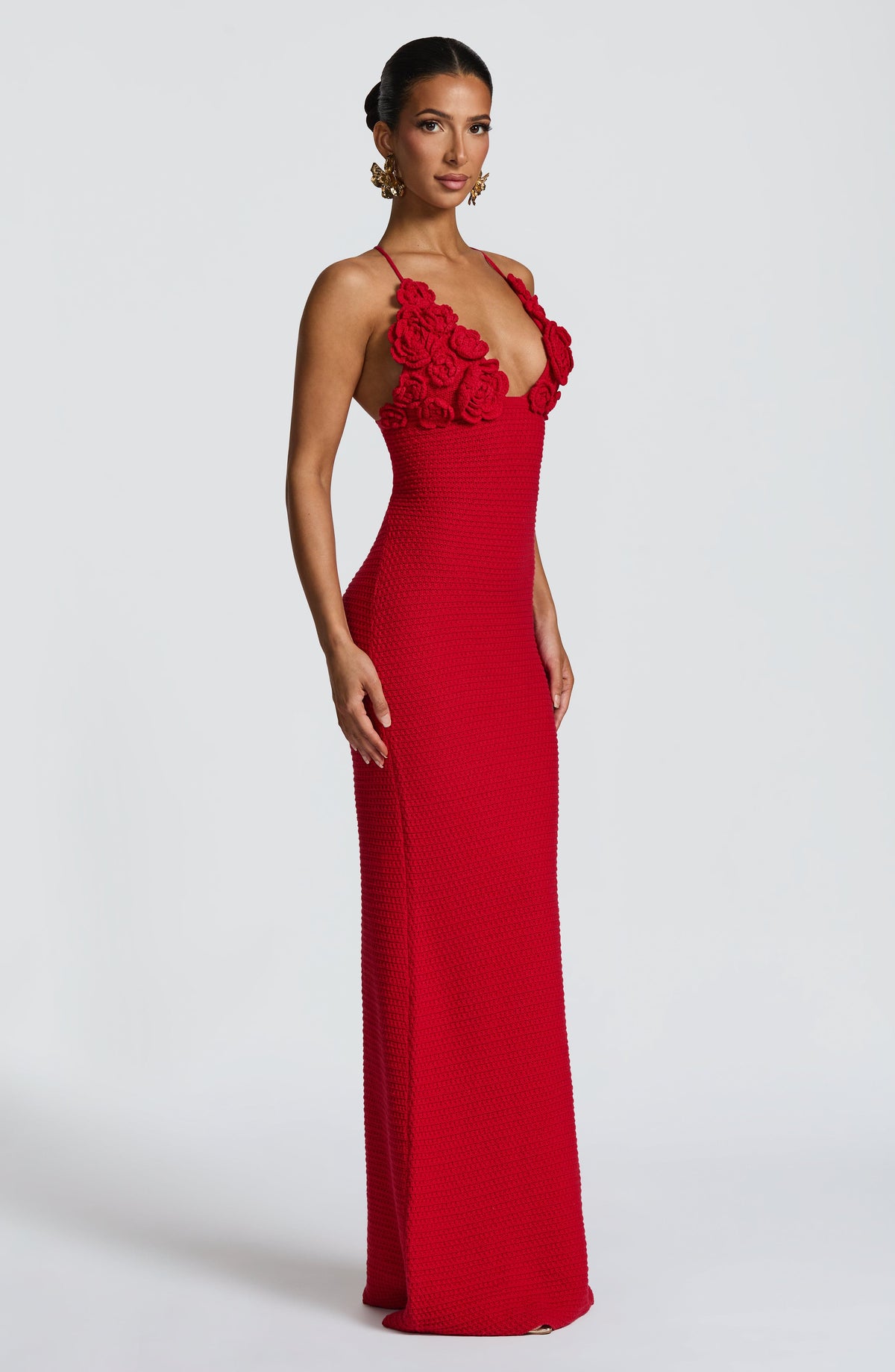 Flourenne Celanya Maxi Dress in Red