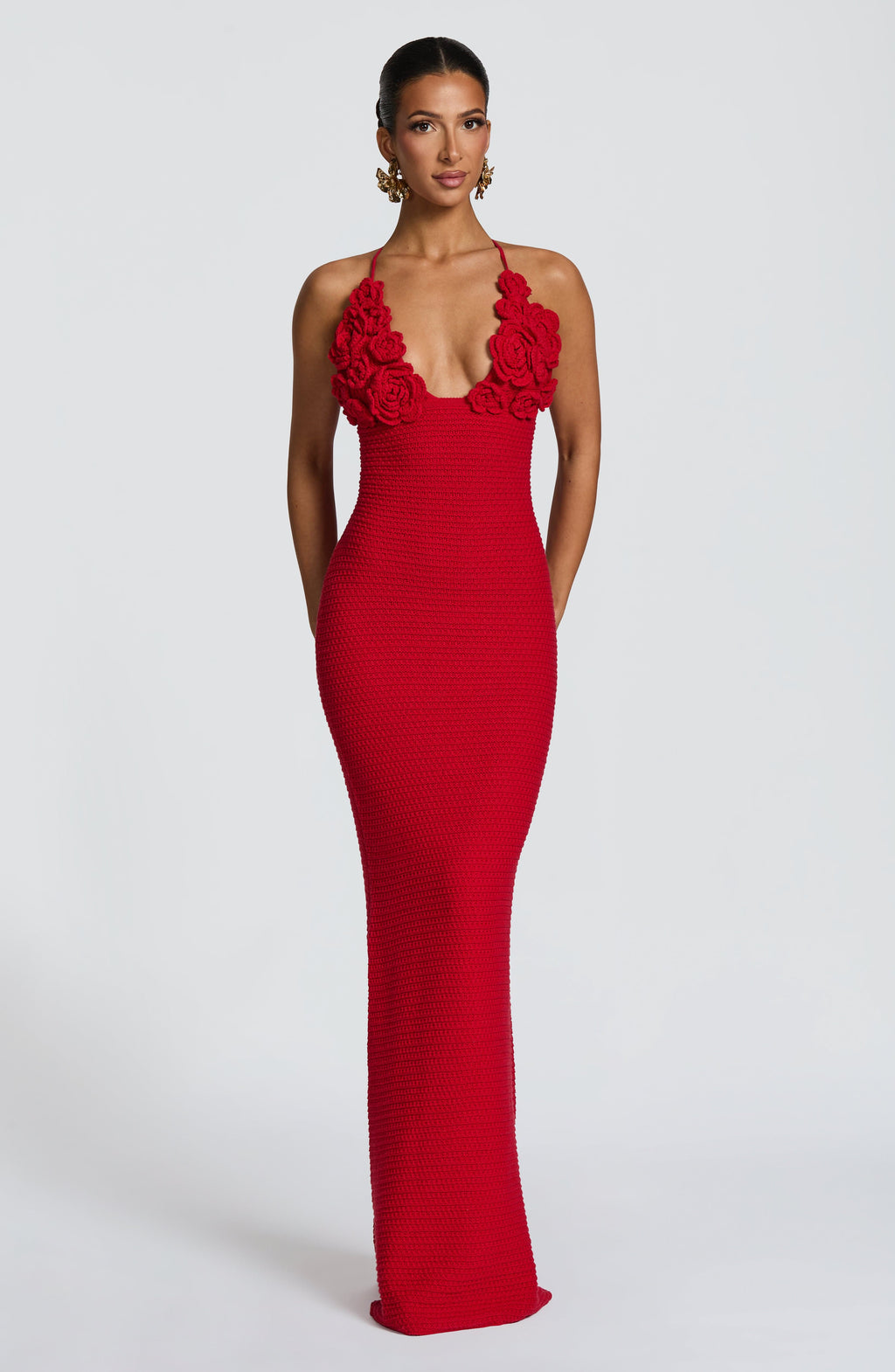Flourenne Celanya Maxi Dress in Red