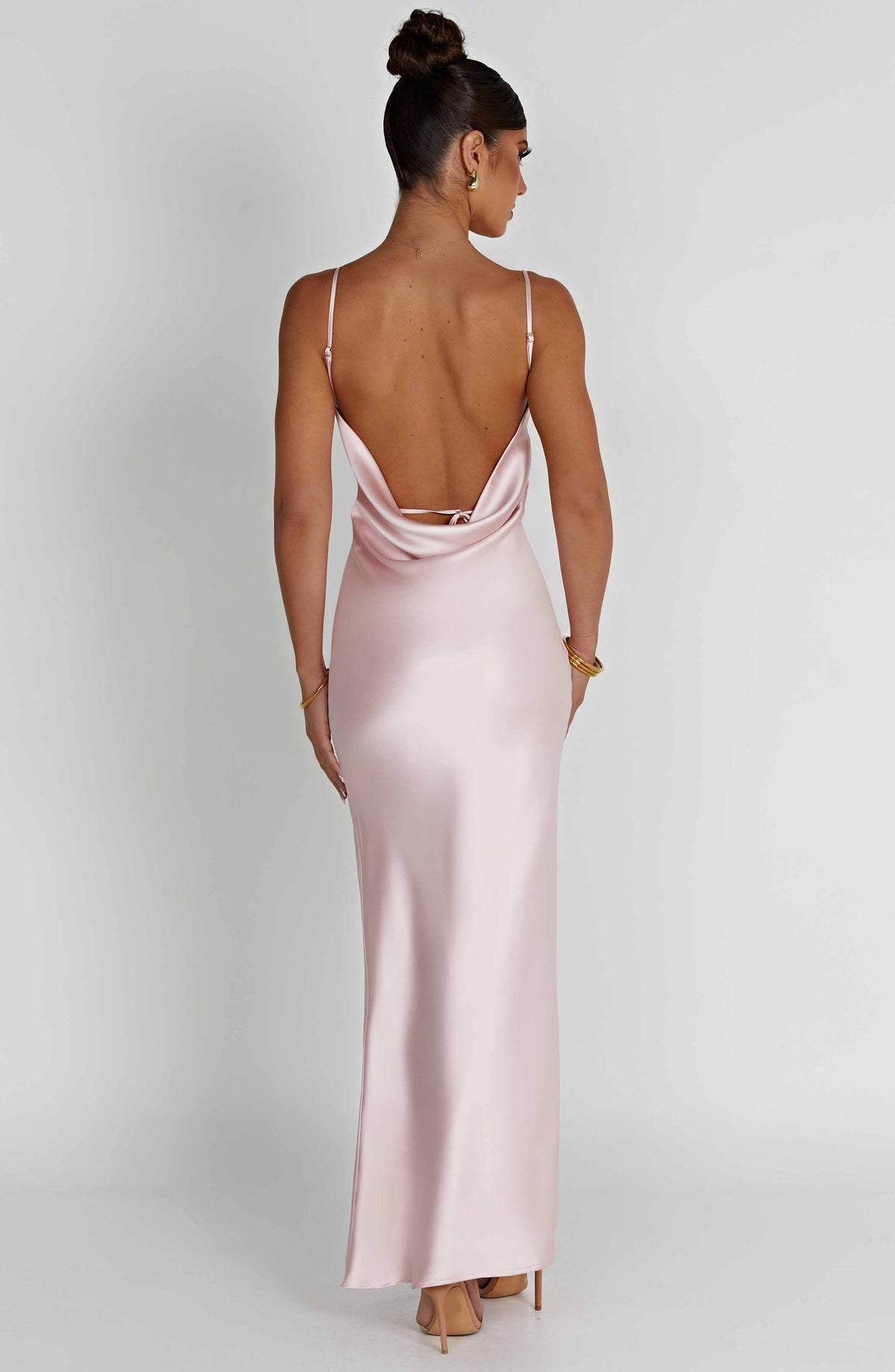 Flourenne Celesta Maxi Dress in Blush