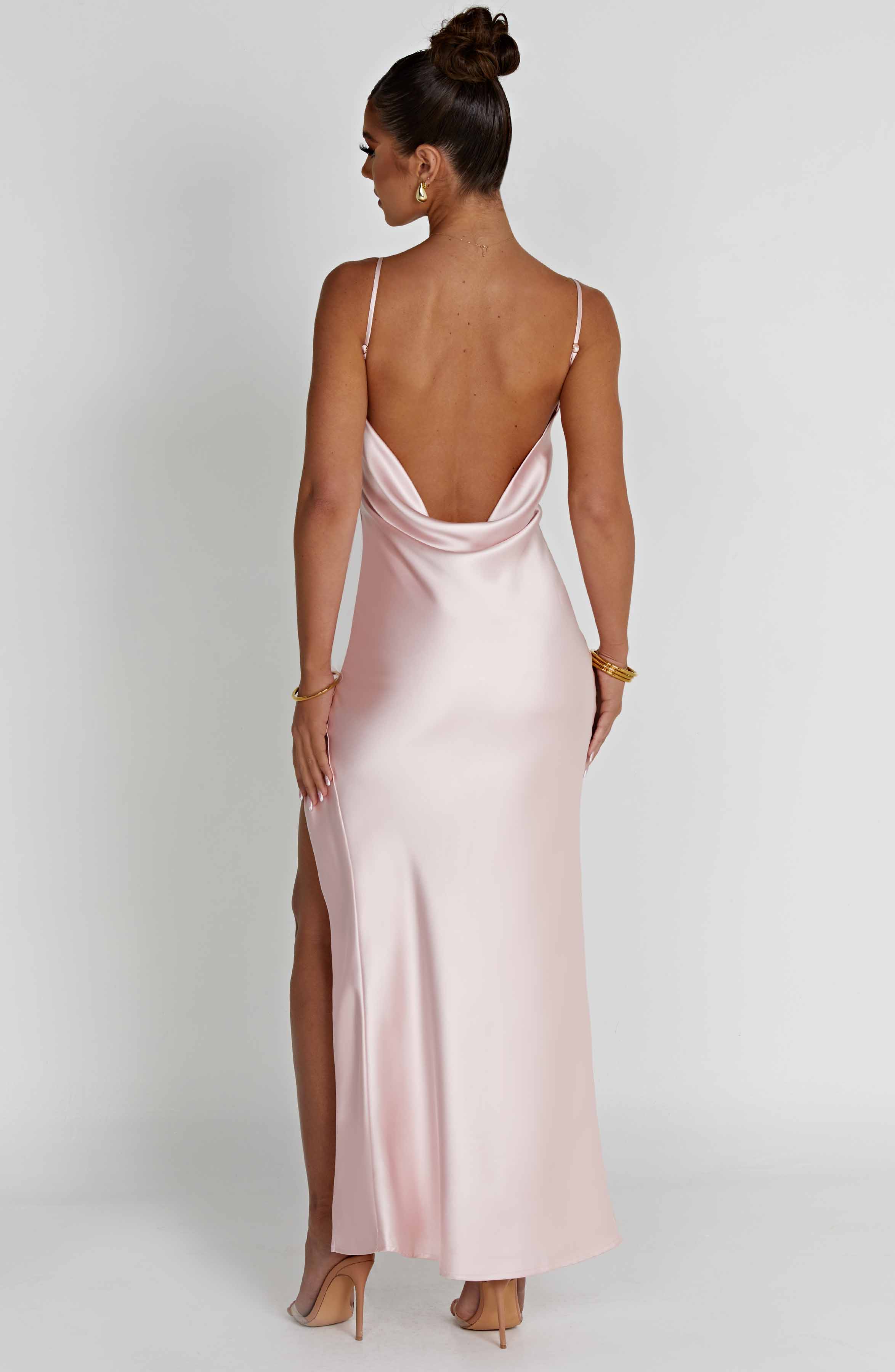 Flourenne Celesta Maxi Dress in Blush