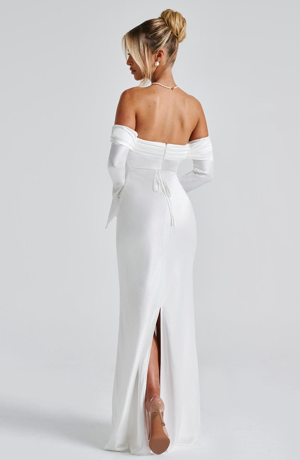 Flourenne Celeste Maxi Dress in Ivory