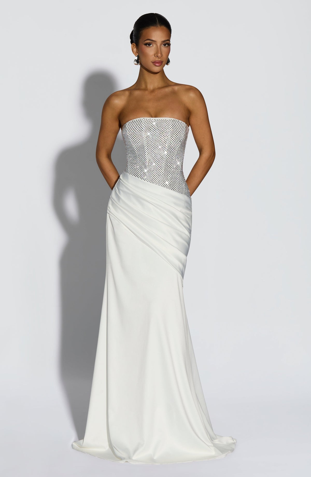 Flourenne Celestine Maxi Dress in Ivory