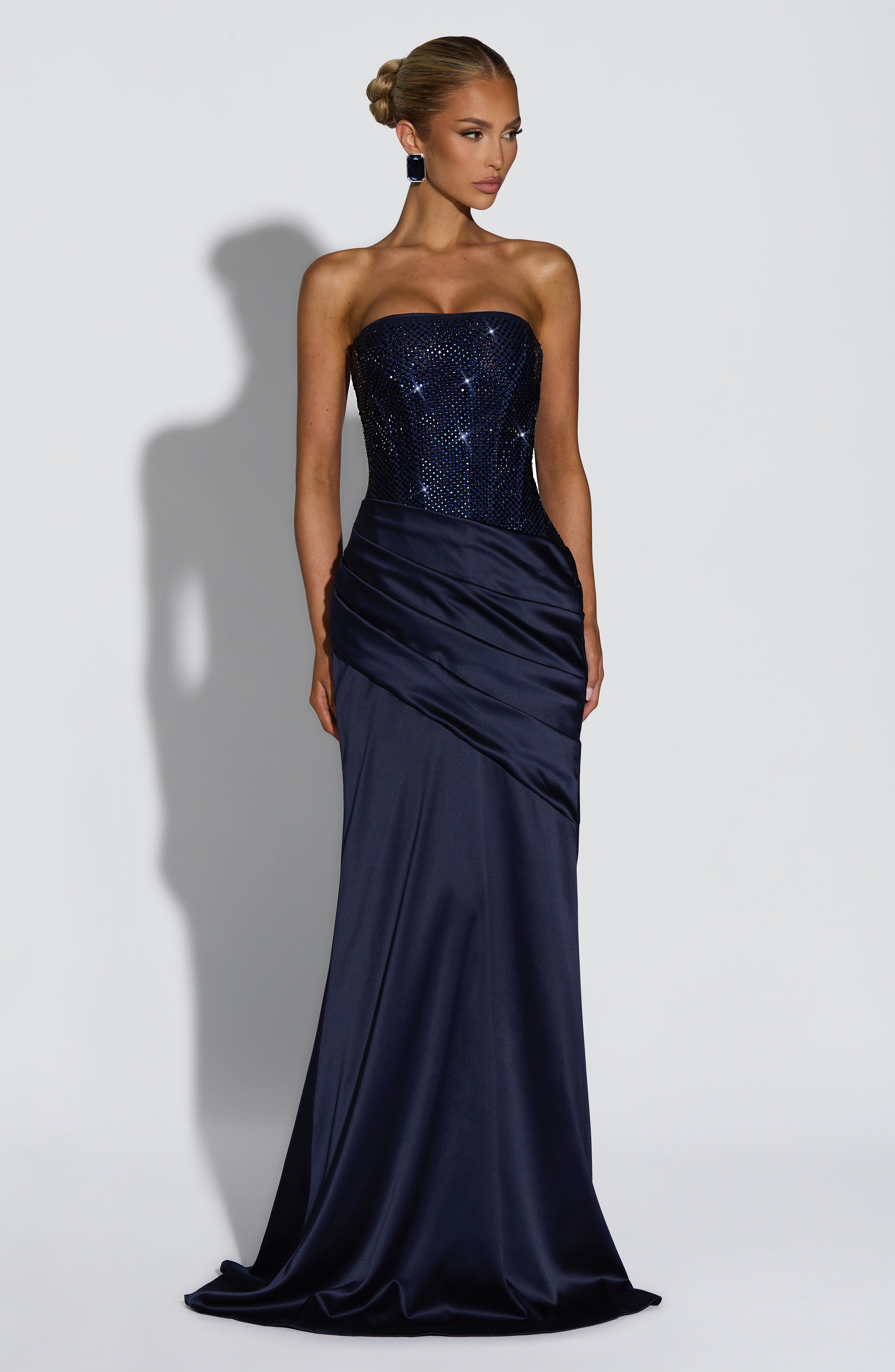 Flourenne Celestine Maxi Dress in Navy