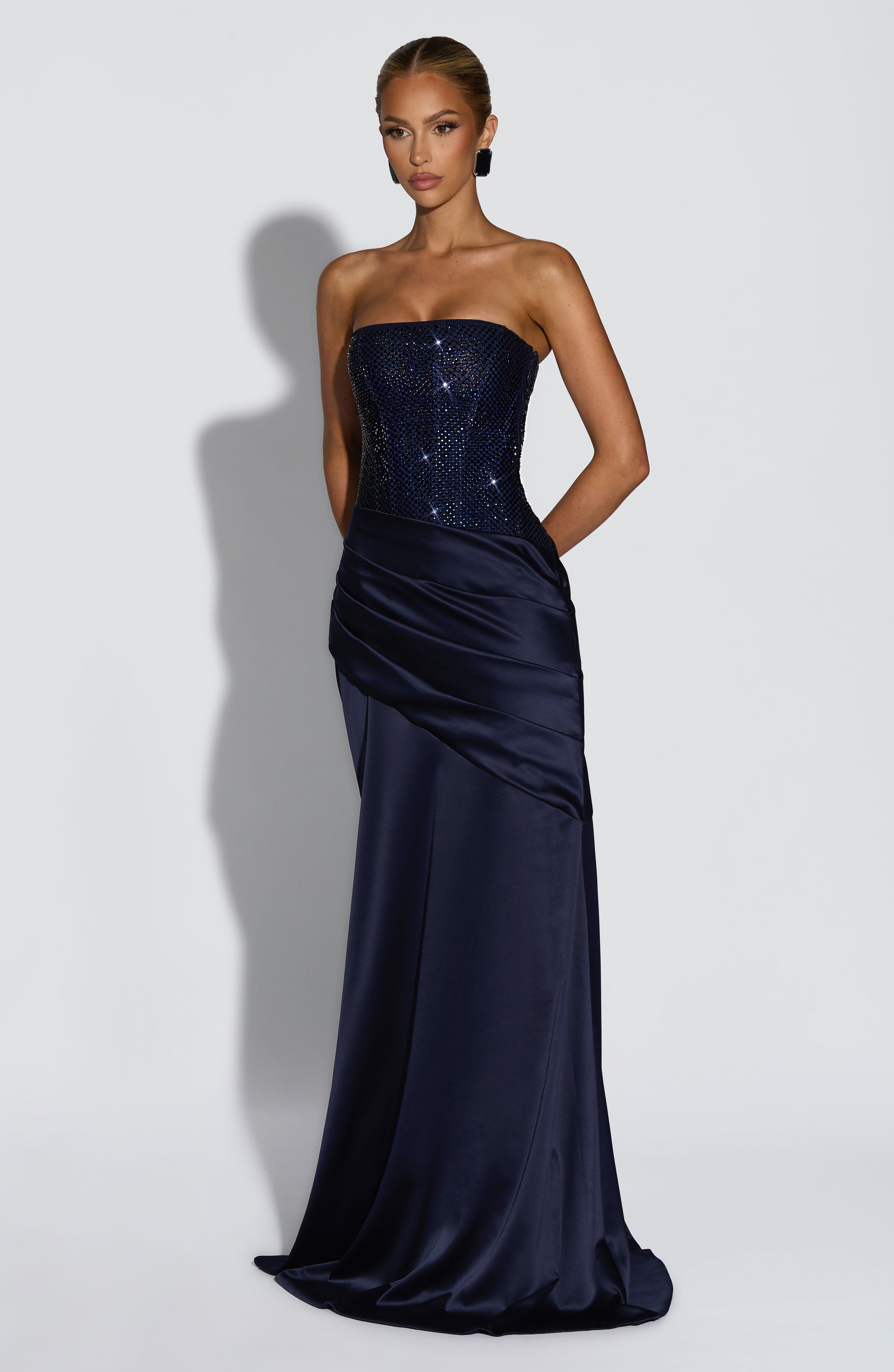 Flourenne Celestine Maxi Dress in Navy