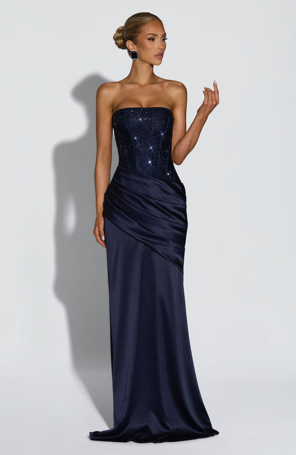 Flourenne Celestine Maxi Dress in Navy