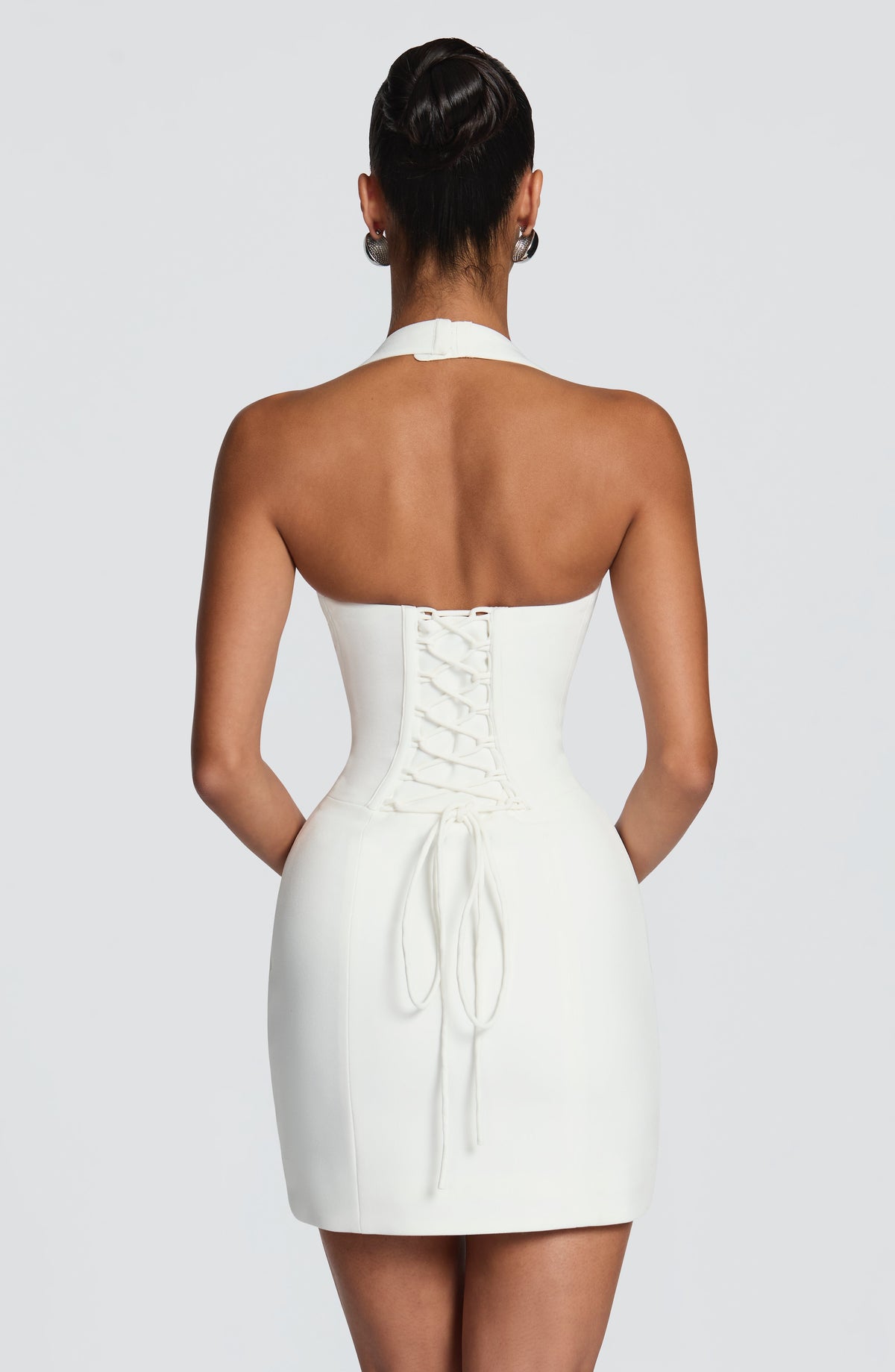 Flourenne Charlisse Mini Dress in Ivory