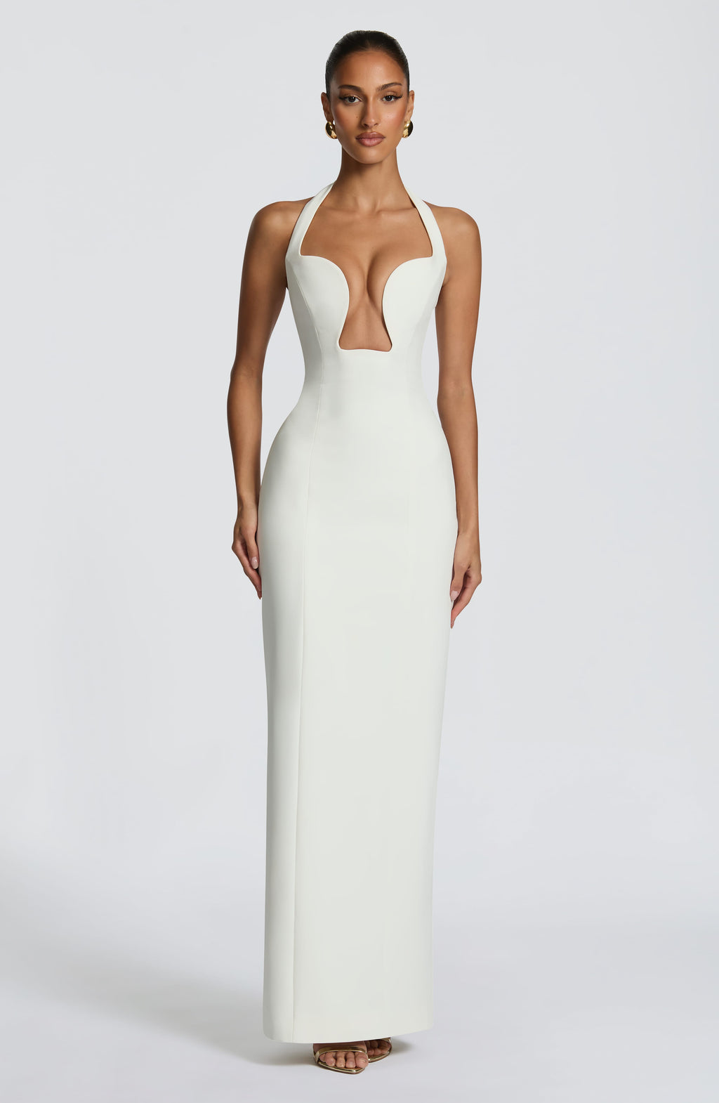 Flourenne Charlotta Maxi Dress in Ivory