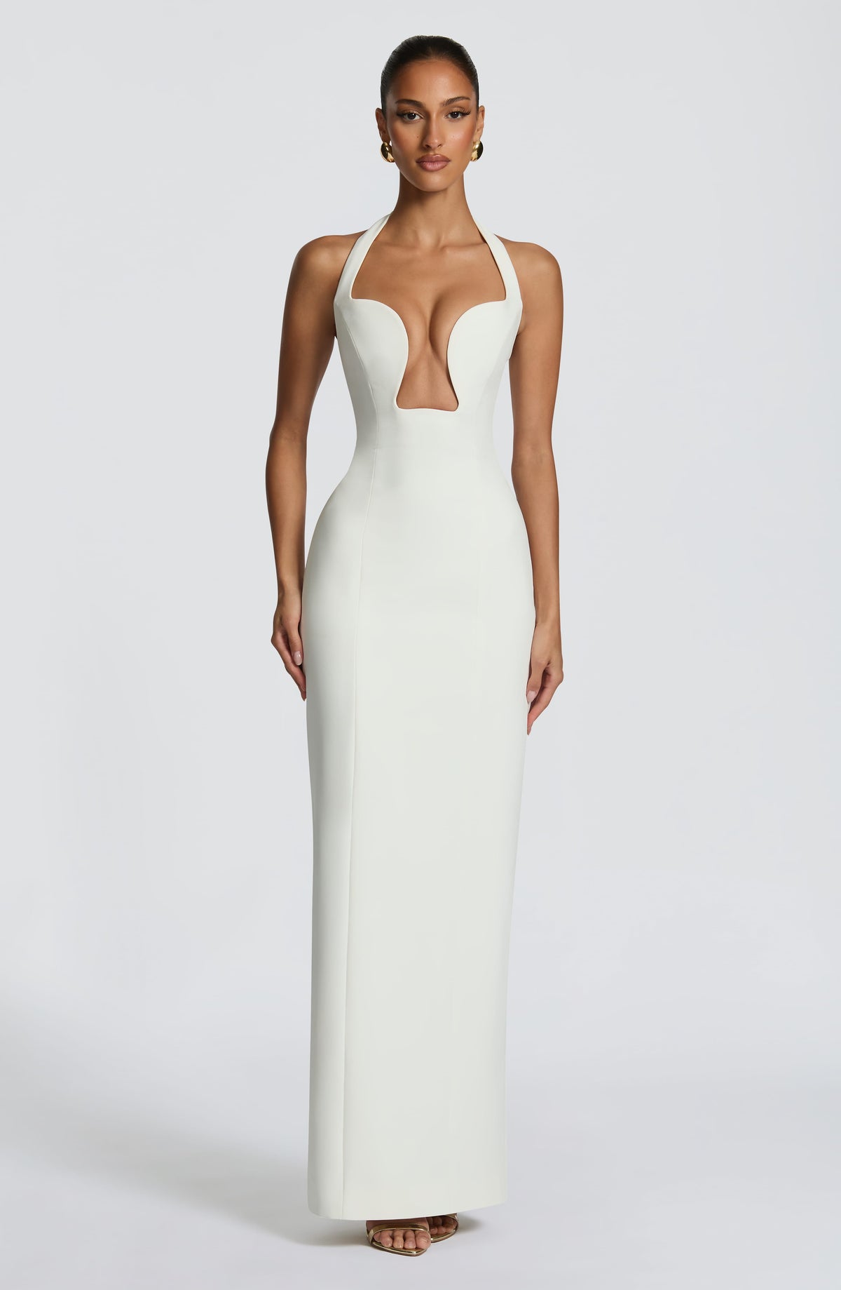 Flourenne Charlotta Maxi Dress in Ivory
