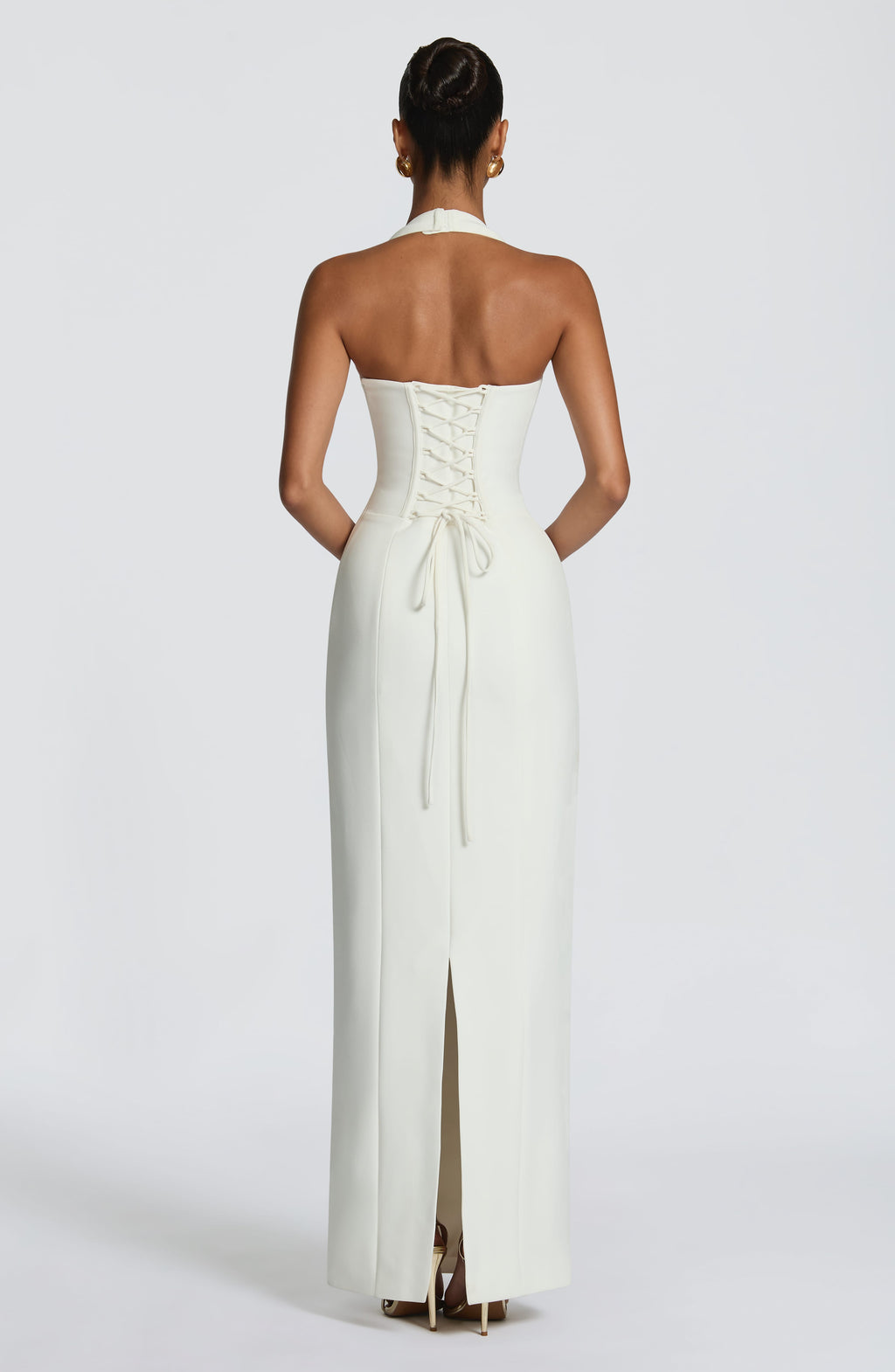 Flourenne Charlotta Maxi Dress in Ivory