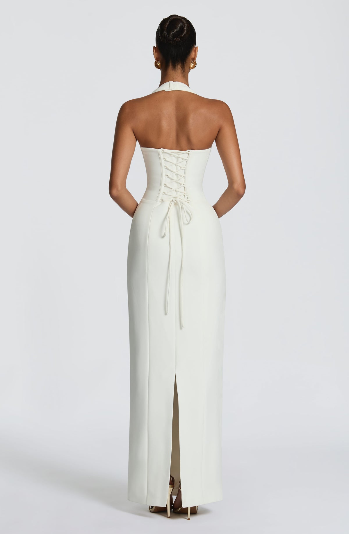 Flourenne Charlotta Maxi Dress in Ivory