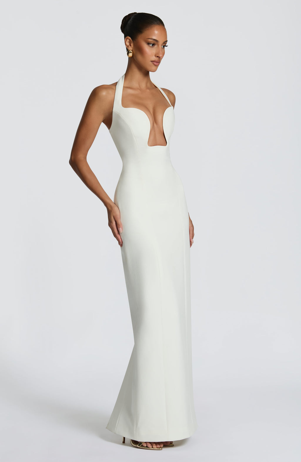 Flourenne Charlotta Maxi Dress in Ivory