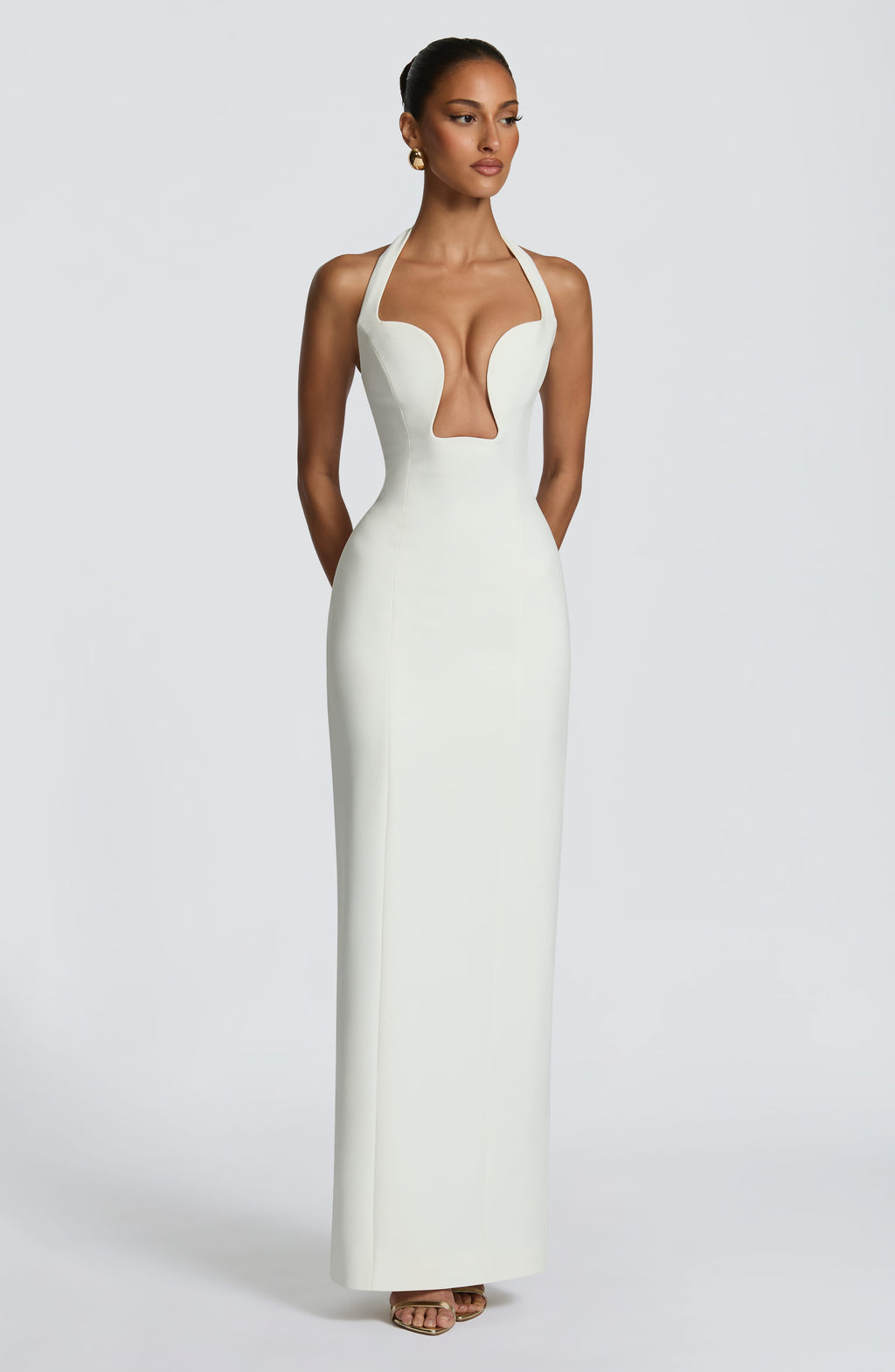 Flourenne Charlotta Maxi Dress in Ivory