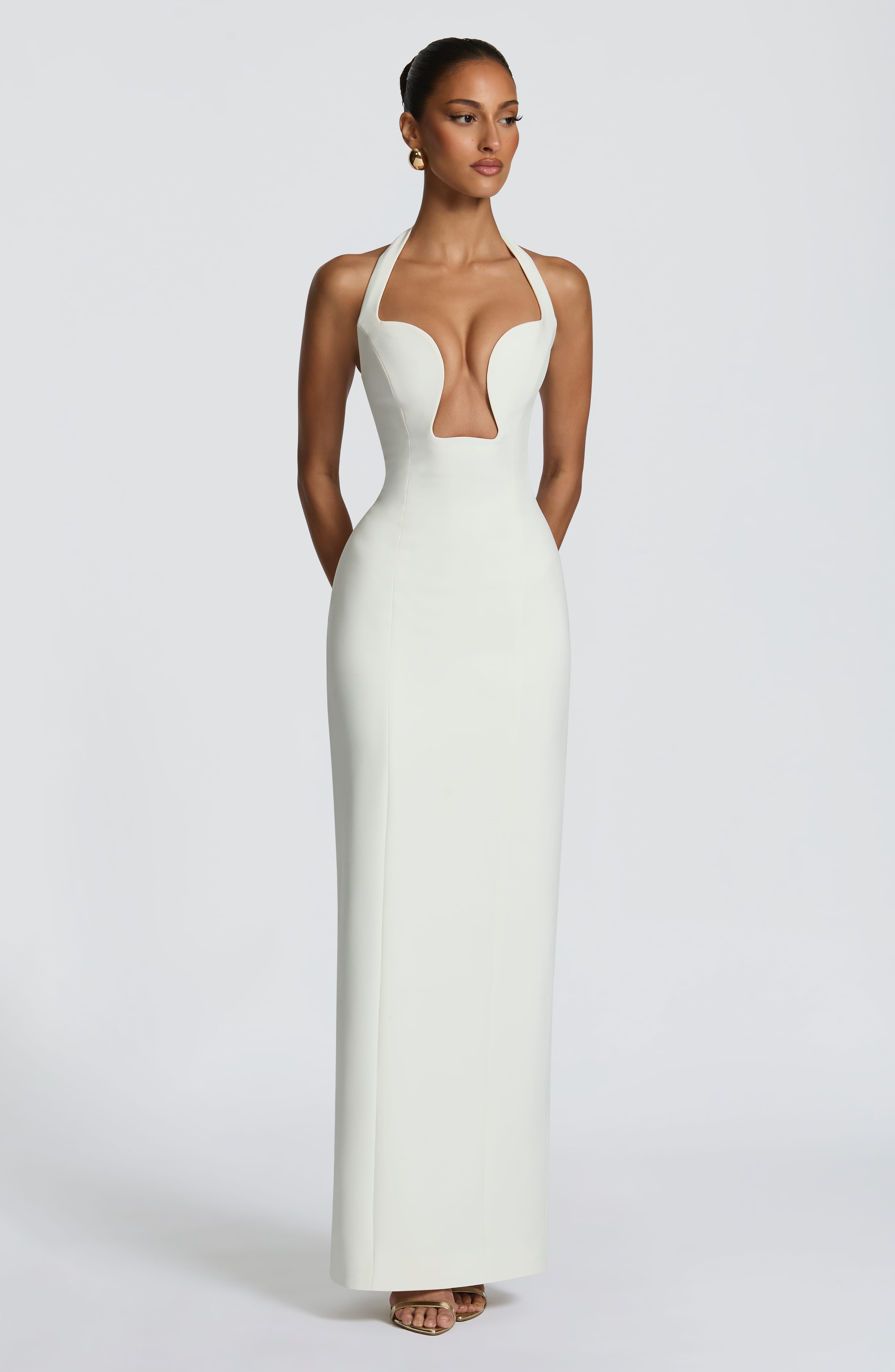 Flourenne Charlotta Maxi Dress in Ivory
