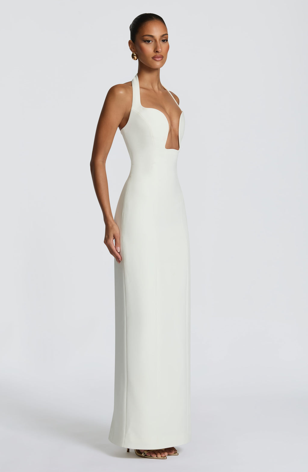 Flourenne Charlotta Maxi Dress in Ivory