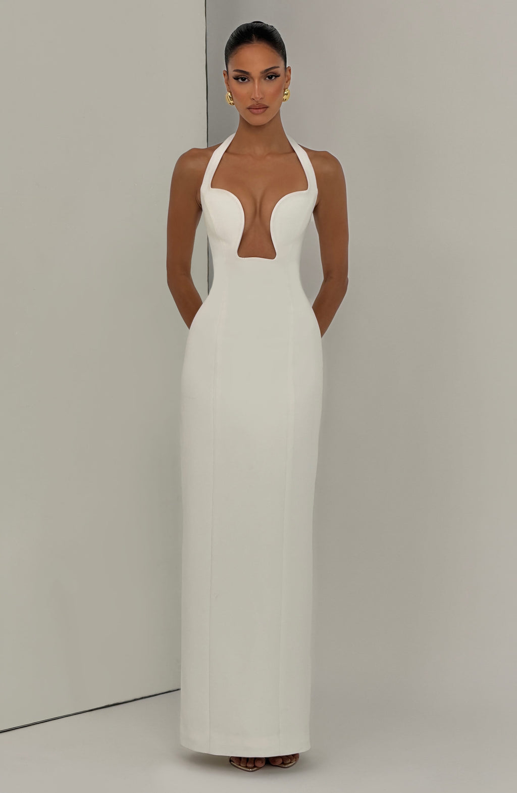 Flourenne Charlotta Maxi Dress in Ivory