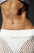 Flourenne Chelsia Belly Chain in Gold