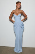 Flourenne Chiarra Maxi Dress in Glacier Blue