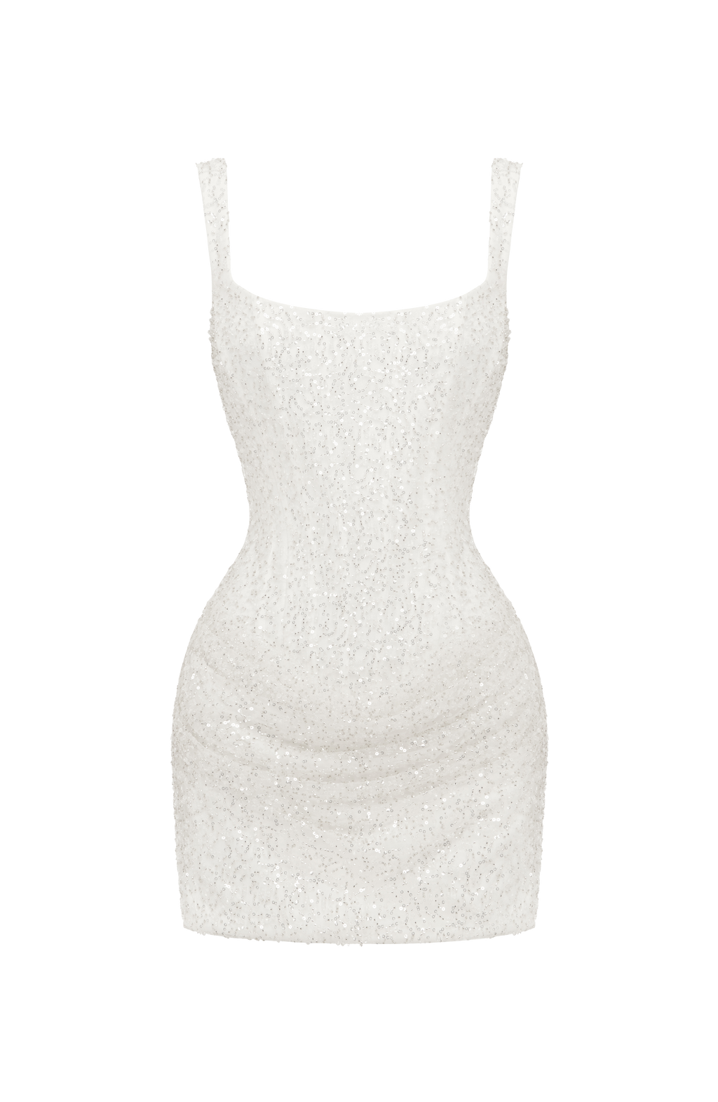 Flourenne Christabella Mini Dress in Ivory Sparkle