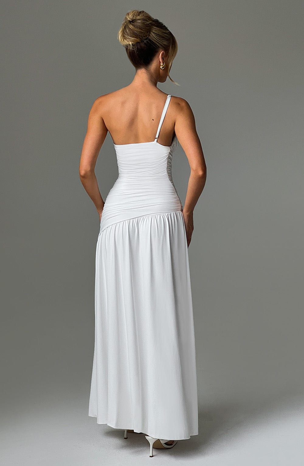 Flourenne Claudiana Maxi Dress in White