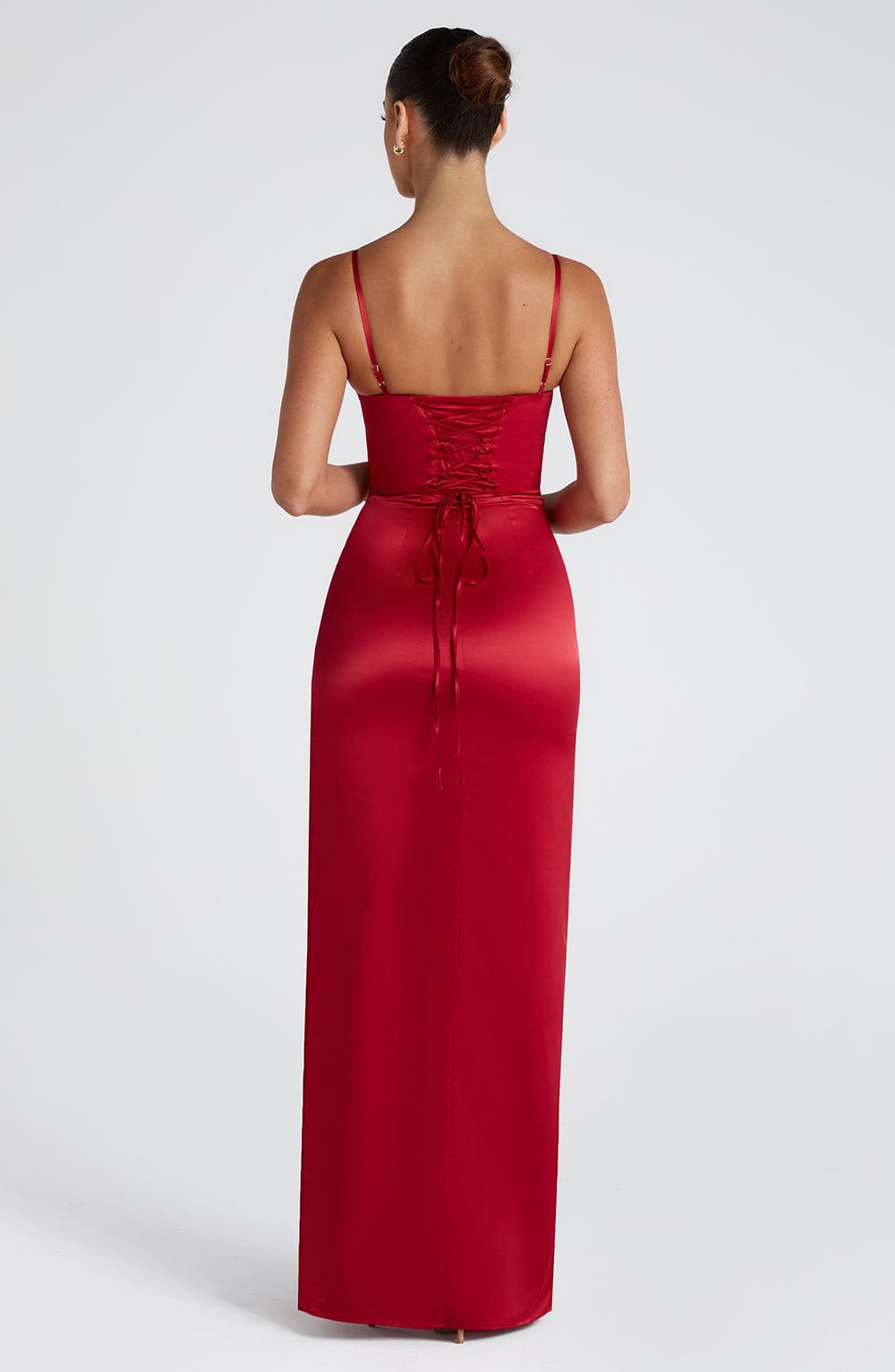 Flourenne Clementia Maxi Dress in Red