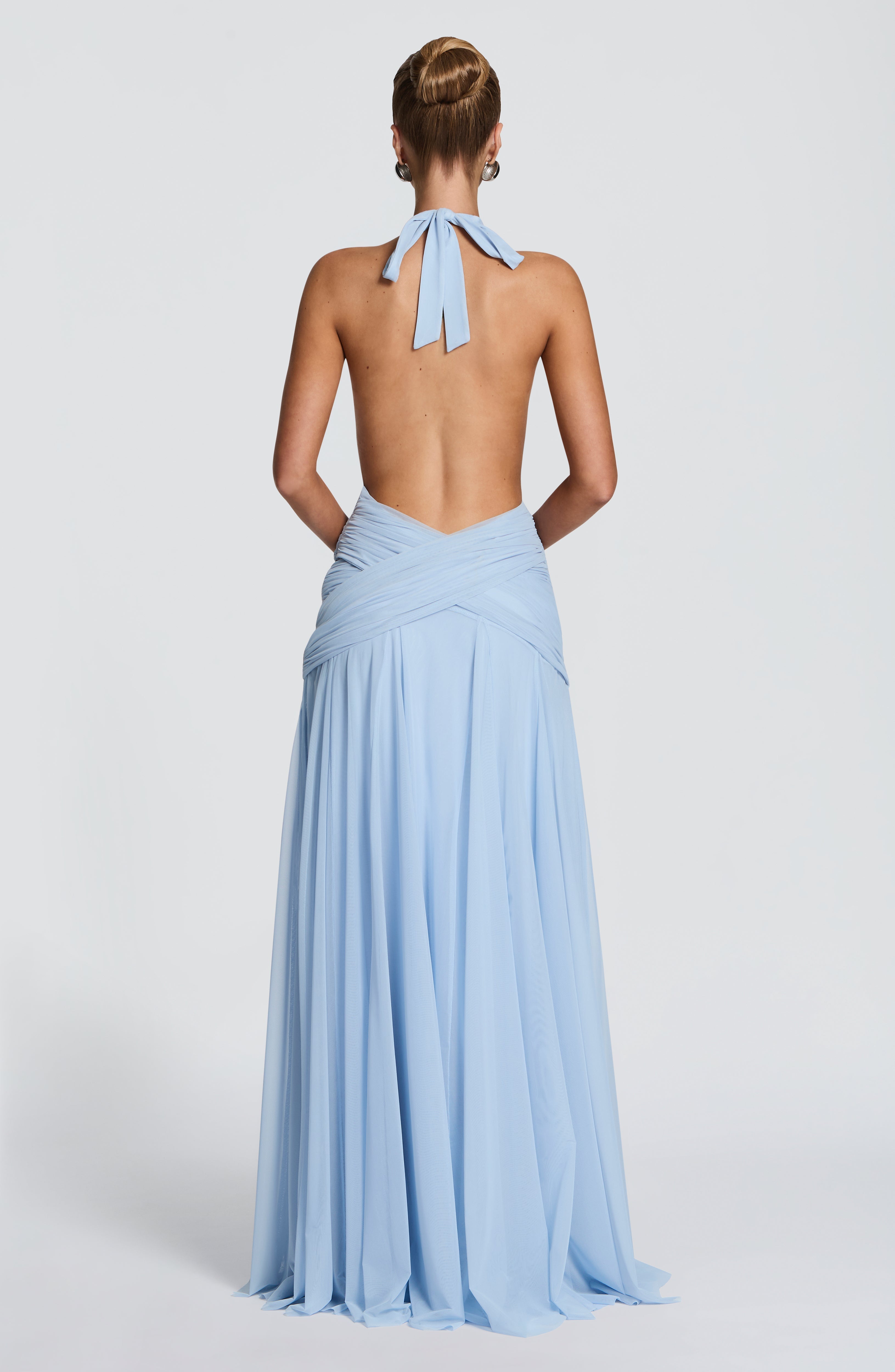 Flourenne Cleora Maxi Dress in Glacier Blue