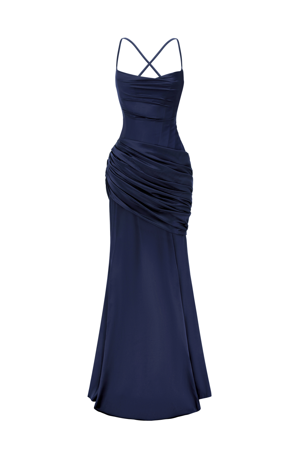 Flourenne Conlia Gown in Navy