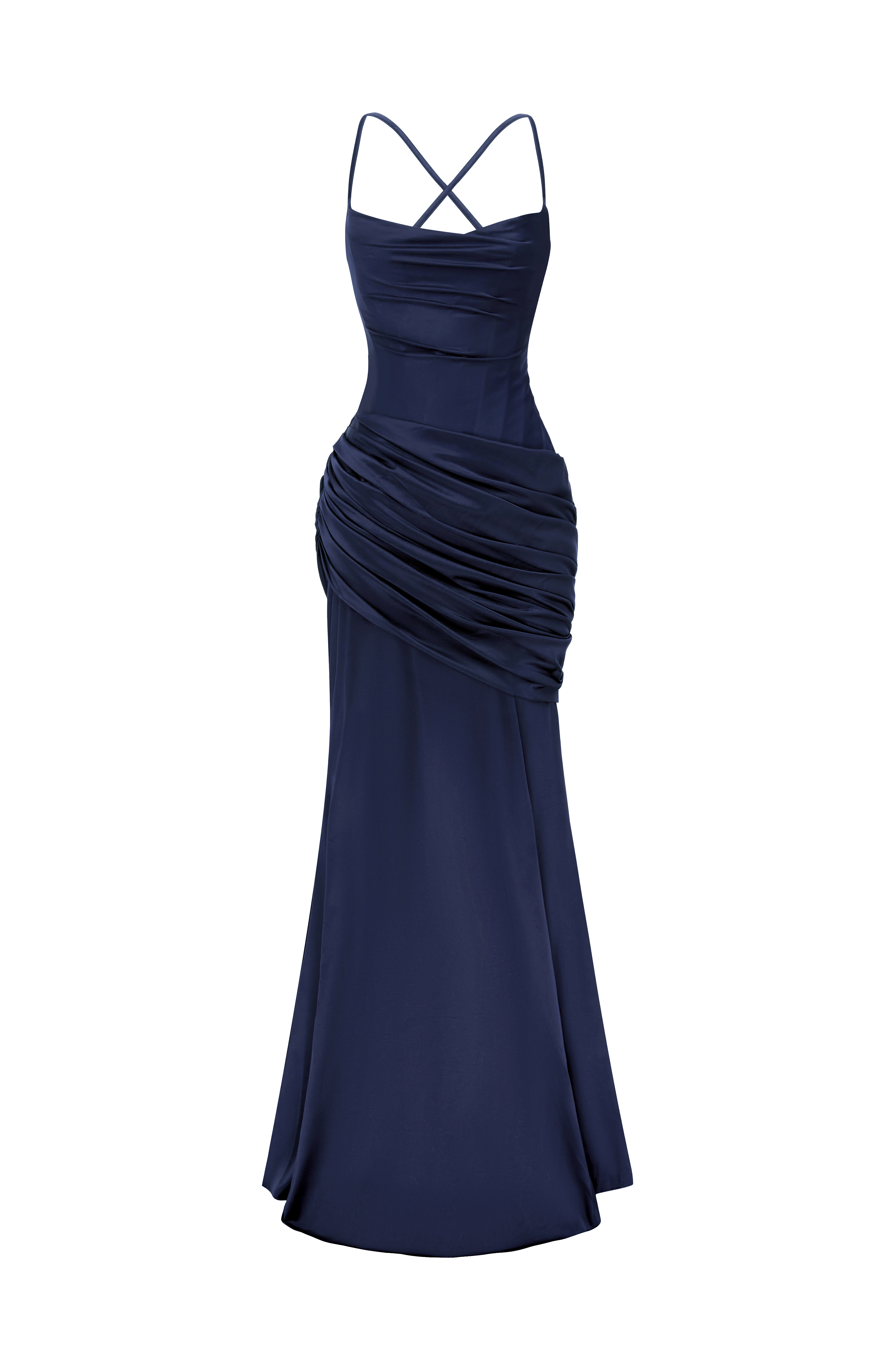 Flourenne Conlia Gown in Navy