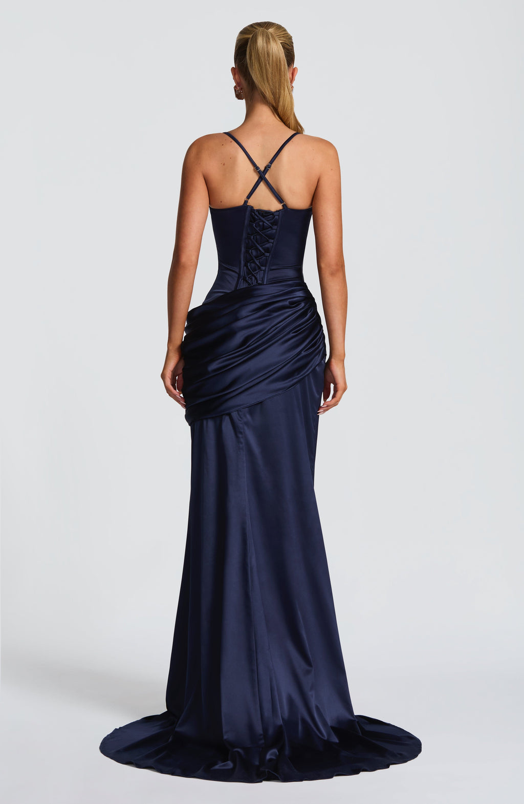 Flourenne Conlia Gown in Navy