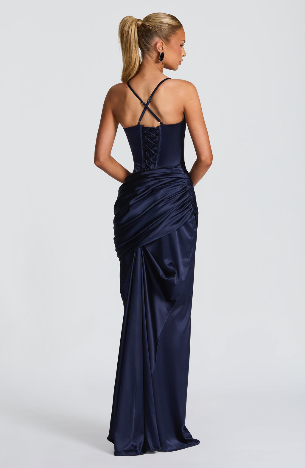 Flourenne Conlia Gown in Navy