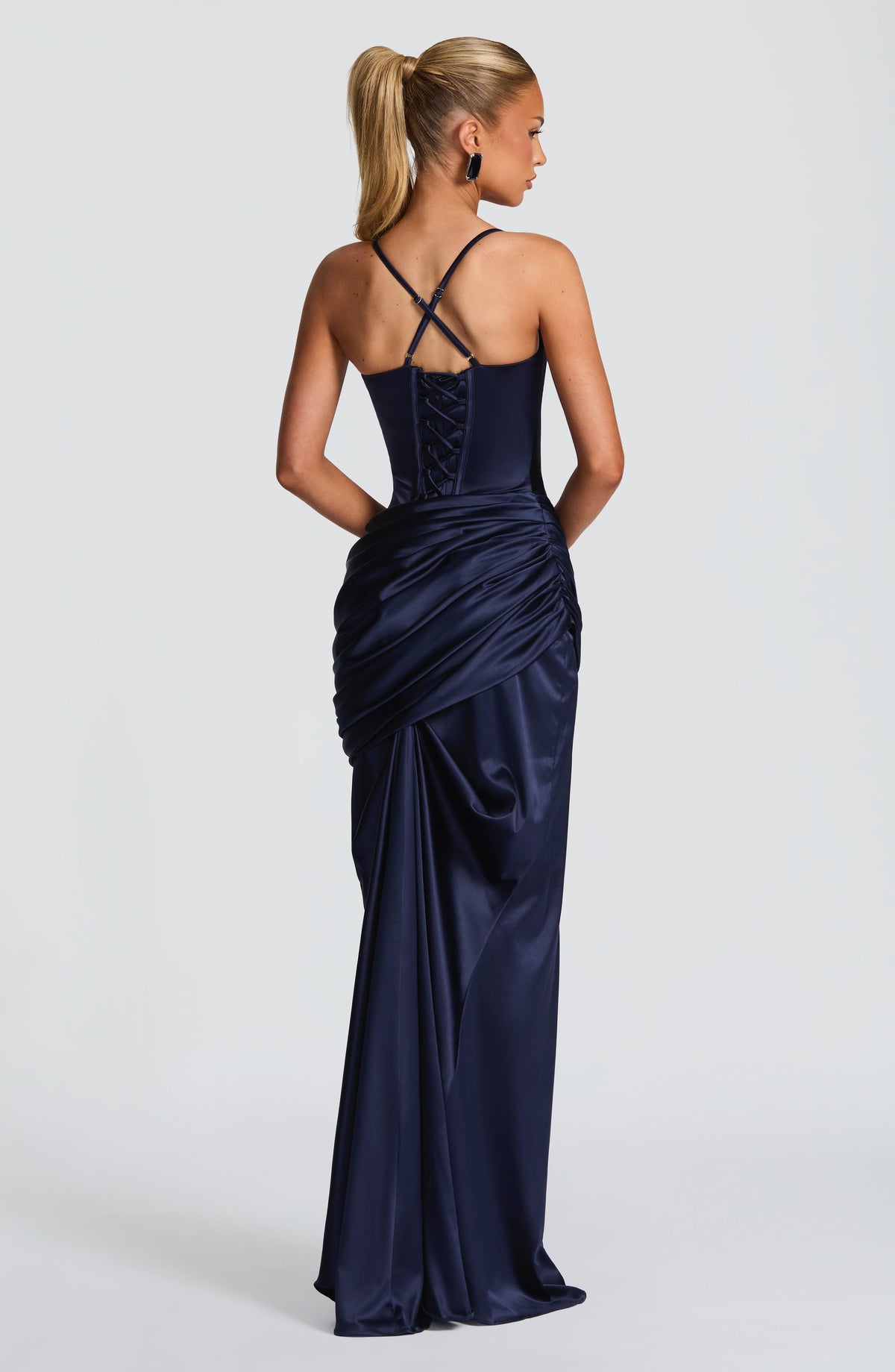 Flourenne Conlia Gown in Navy