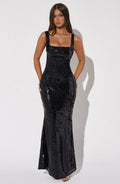 Flourenne Corinna Maxi Dress in Black