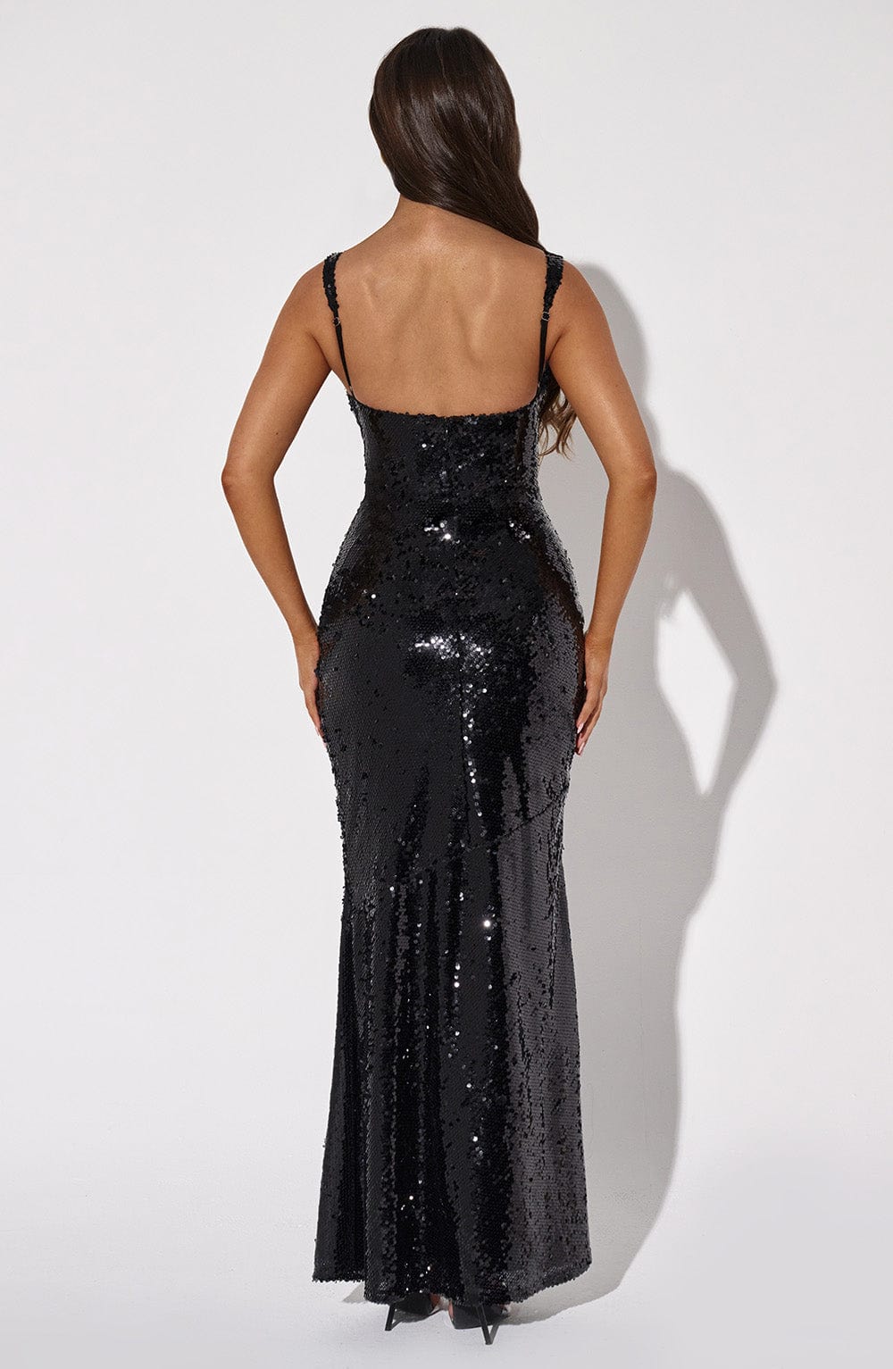 Flourenne Corinna Maxi Dress in Black