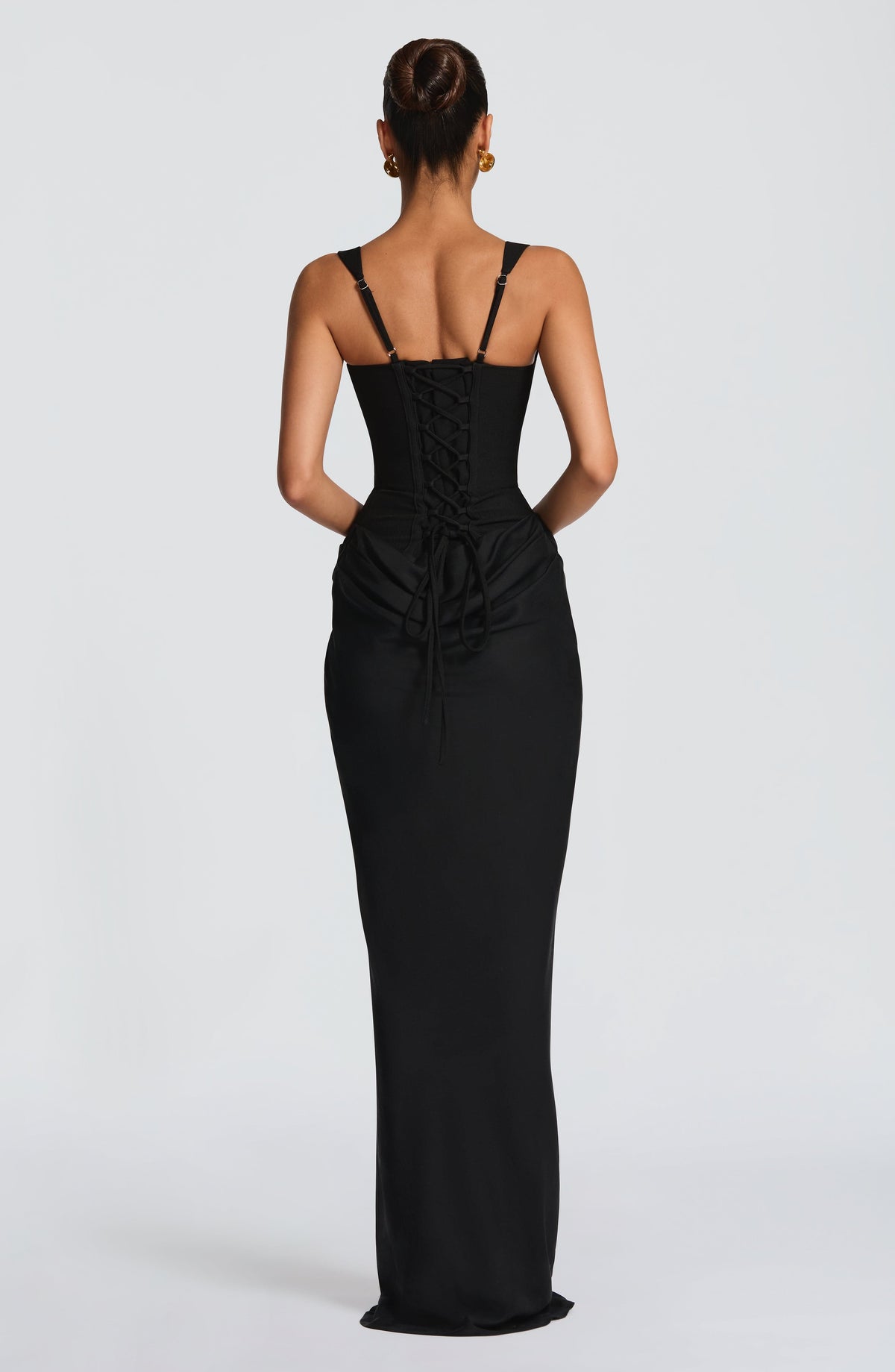 Flourenne Cornalie Maxi Dress in Black