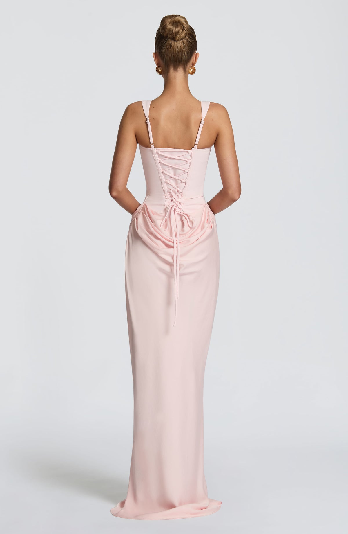 Flourenne Cornalie Maxi Dress in Blush