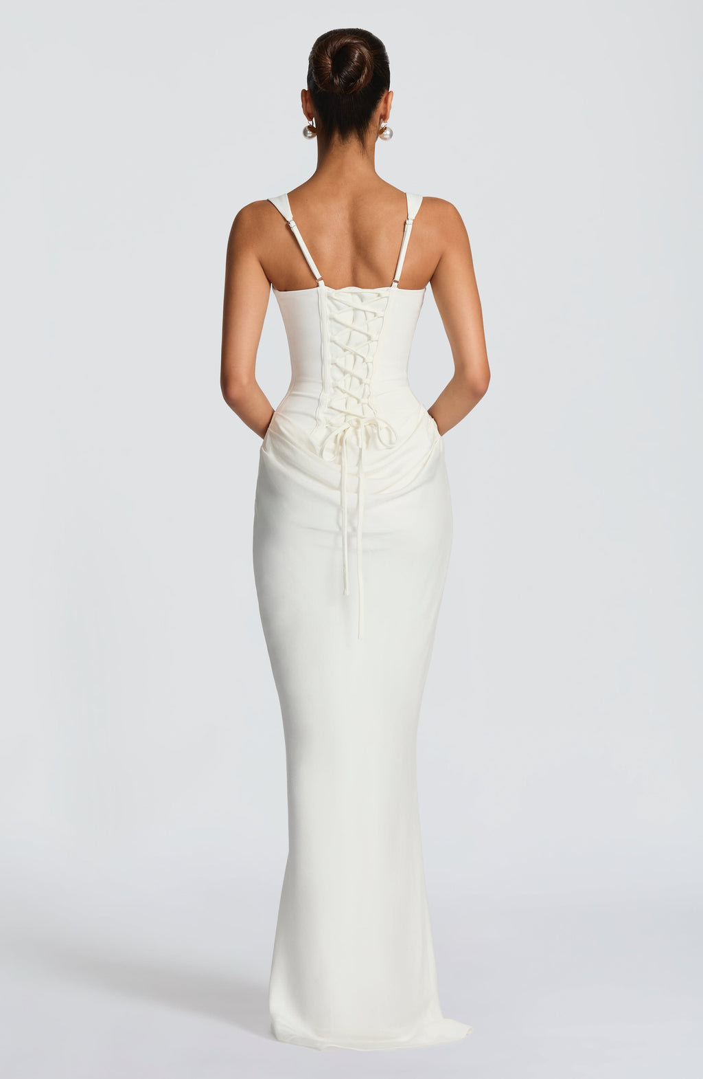 Flourenne Cornalie Maxi Dress in Ivory