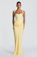 Flourenne Cornalie Maxi Dress in Lemon
