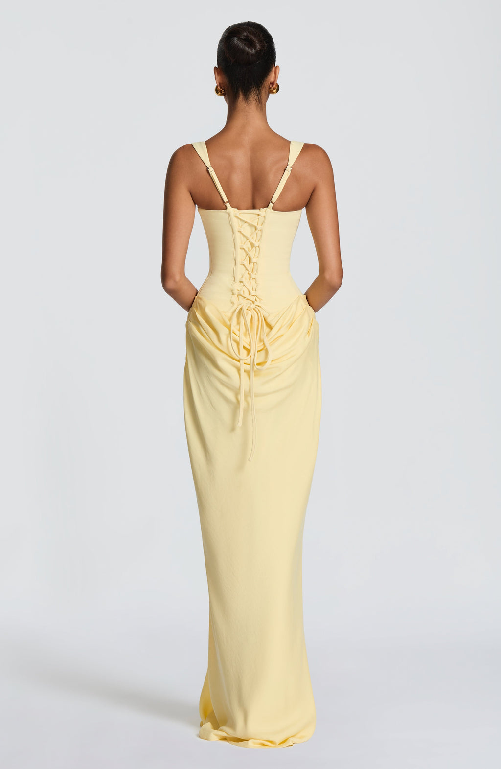 Flourenne Cornalie Maxi Dress in Lemon