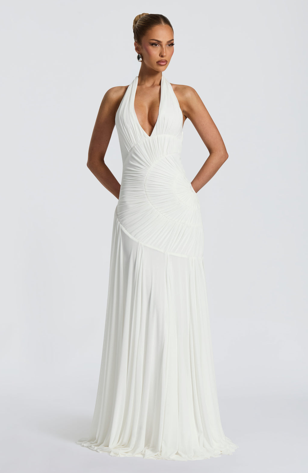 Flourenne Covana Maxi Dress in Ivory